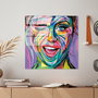 Wallity UV-845 Pintura decorativa de vidrio templado Multicolor 50 x 50 cm
